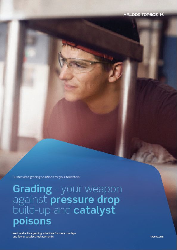 Grading - your weapon against pressure drop build-up and catalyst poisons Grading - your weapon against pressure drop build-up and catalyst poisons
