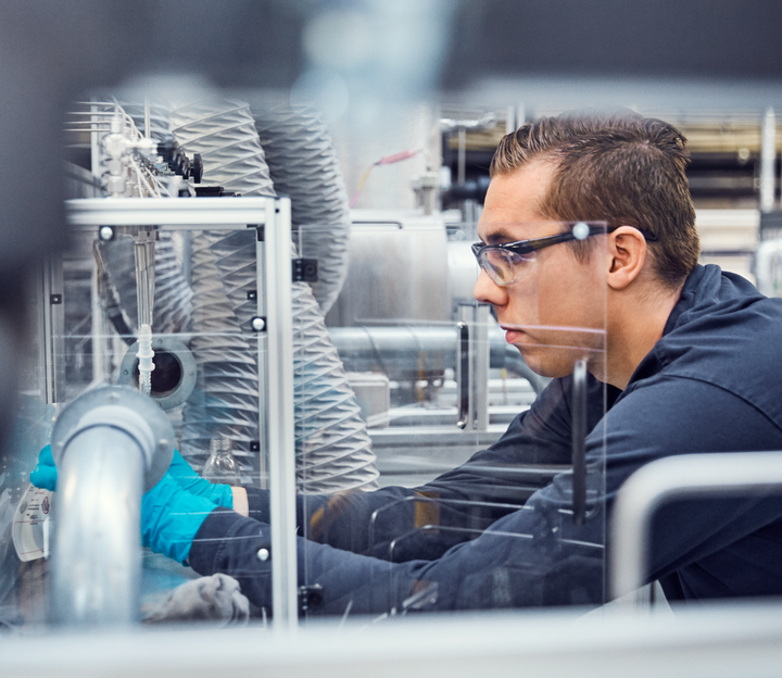man in lab